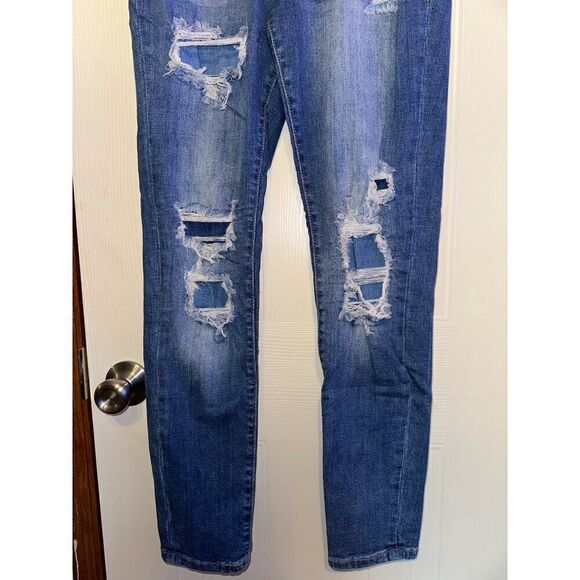 Nature Denim Mid-Rise Distressed Jeans Size 28 /Sz 9 - Picture 4 of 14